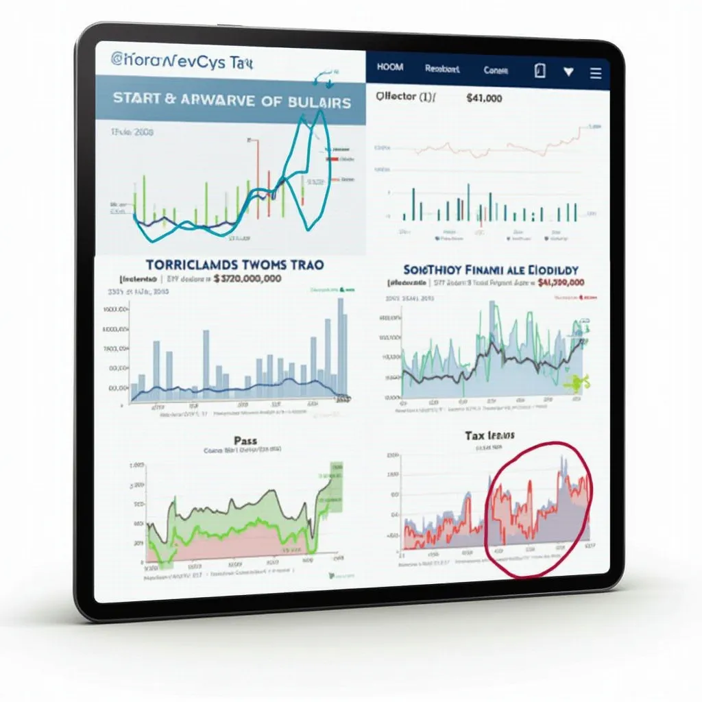 Graphiques financiers simplifiés